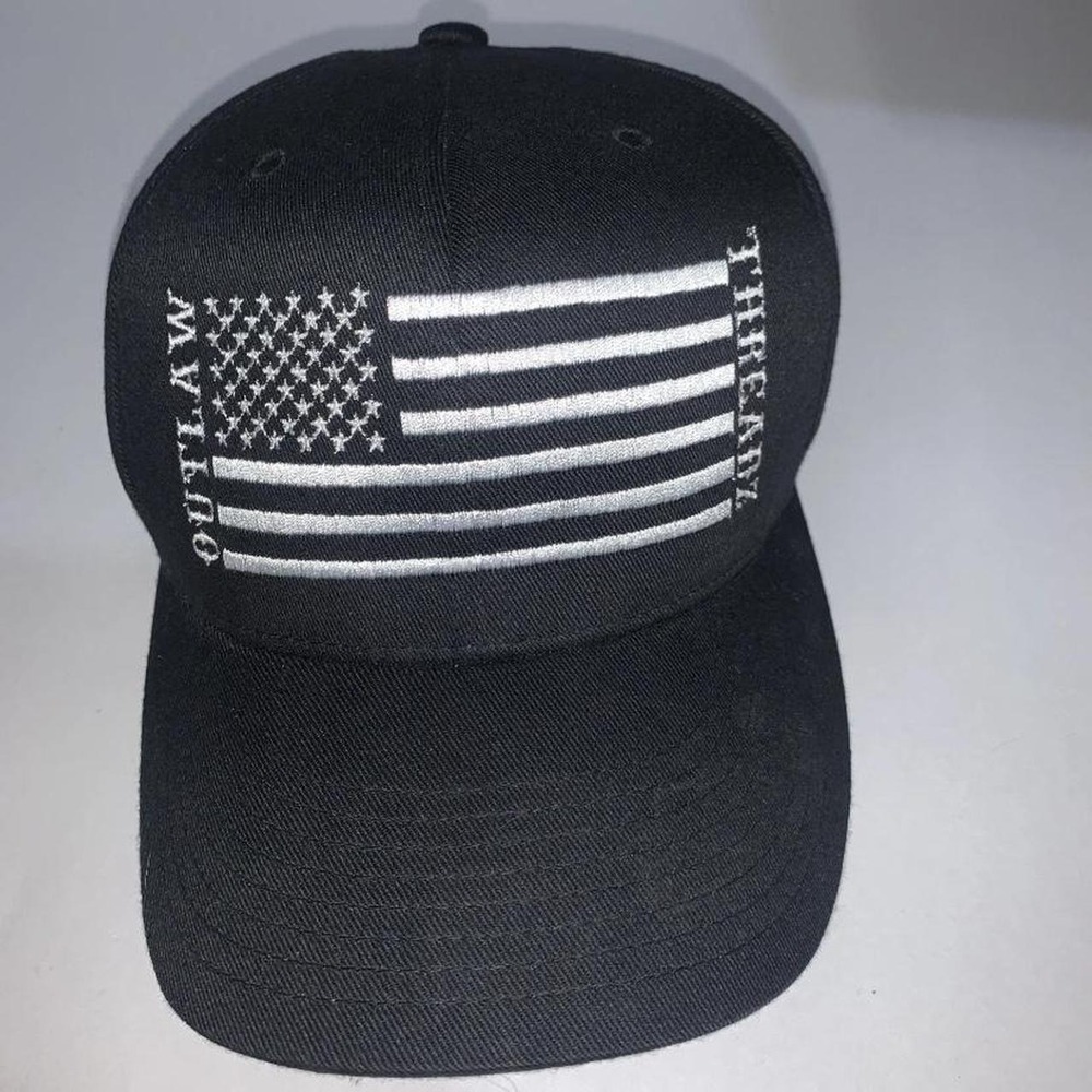 Threads‎ Outlaw Flex fit Black Hat Size X-XL